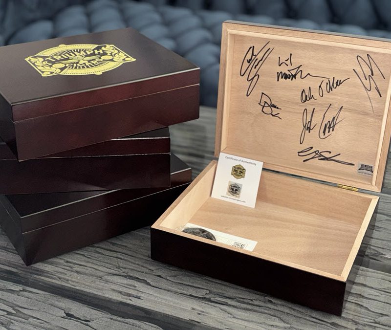 UFC Fighter Autographed Humidor